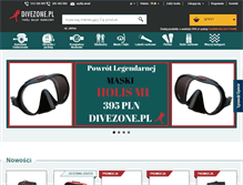 Tablet Screenshot of divezone.pl